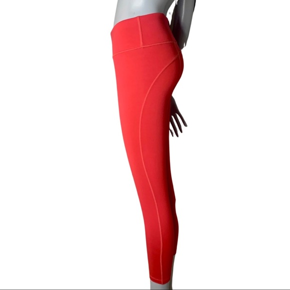 OUTDOOR VOICES TechSweat Red Cropped Leggings Tights Size XS - Picture 7 of 14